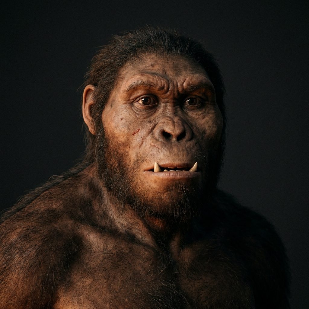 Retrato de un Australopithecus afarensis